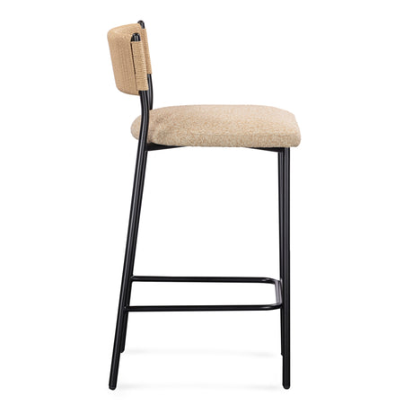 Celine Performance Boucle Stool by TOV Furniture at Eve Furniture