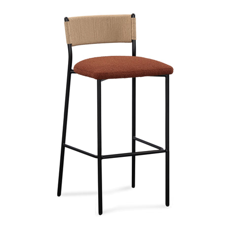 Celine Performance Boucle Stool by TOV Furniture at Eve Furniture