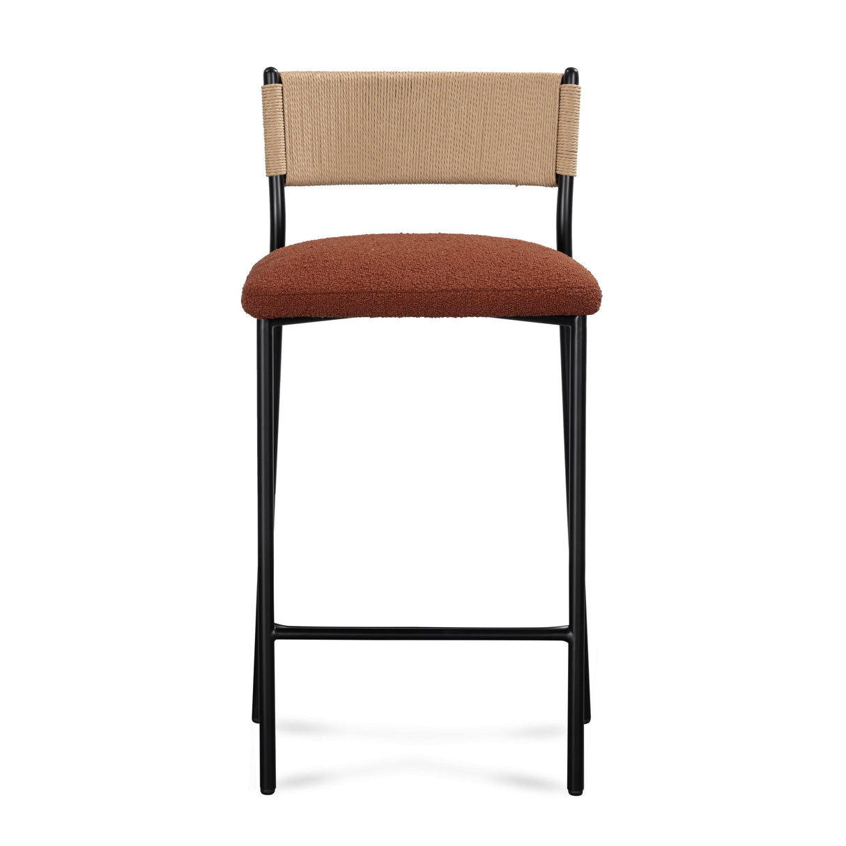 Celine Performance Boucle Stool by TOV Furniture at Eve Furniture