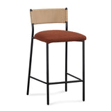 Celine Performance Boucle Stool by TOV Furniture at Eve Furniture