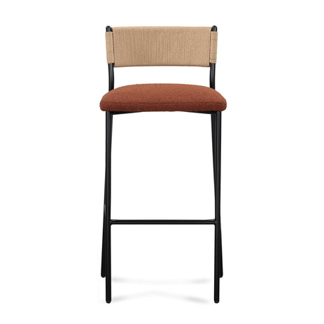 Celine Performance Boucle Stool by TOV Furniture at Eve Furniture