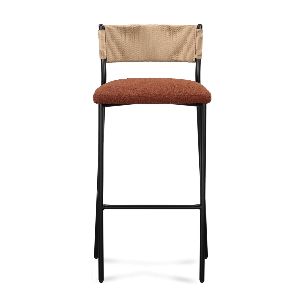 Celine Performance Boucle Stool by TOV Furniture at Eve Furniture