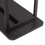 Celine Side Table Console in Black by Manhattan Comfort at Eve Furniture