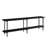 Celine Side Table Console in Black by Manhattan Comfort at Eve Furniture