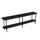 Celine Side Table Console in Black by Manhattan Comfort at Eve Furniture