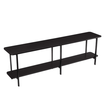 Celine Side Table Console in Black by Manhattan Comfort at Eve Furniture