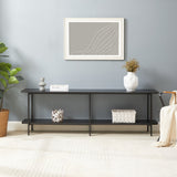 Celine Side Table Console in Black by Manhattan Comfort at Eve Furniture