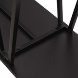 Celine Side Table Console in Black by Manhattan Comfort at Eve Furniture