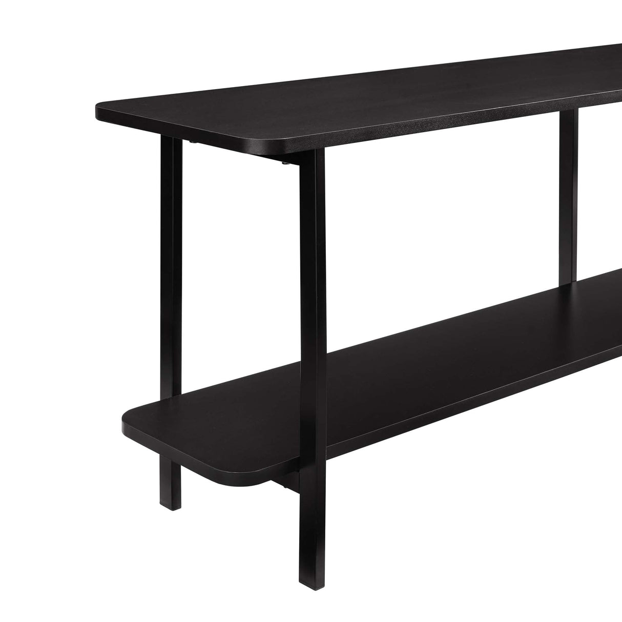 Celine Side Table Console in Black by Manhattan Comfort at Eve Furniture