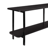 Celine Side Table Console in Black by Manhattan Comfort at Eve Furniture