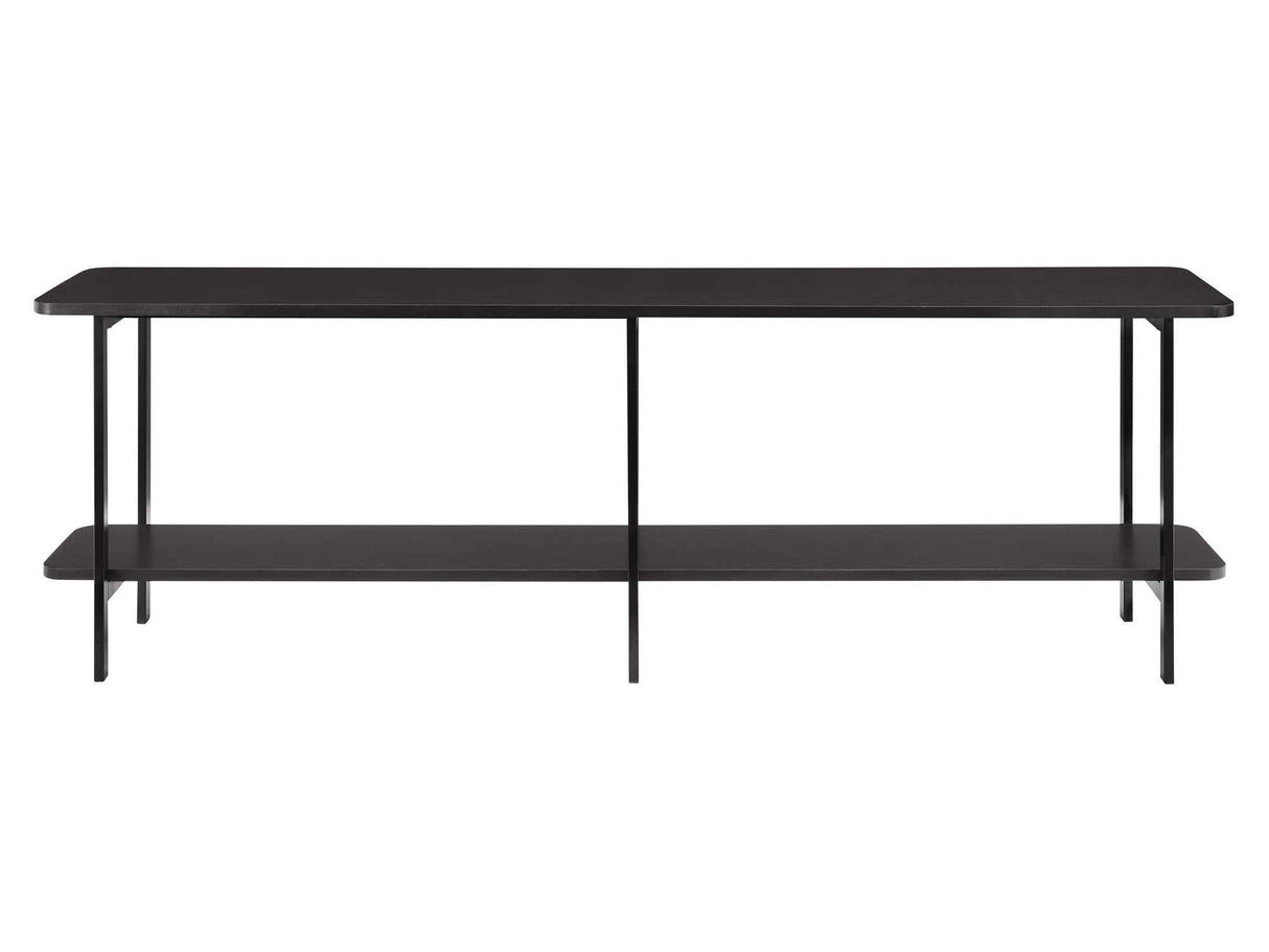 Celine Side Table Console in Black by Manhattan Comfort at Eve Furniture