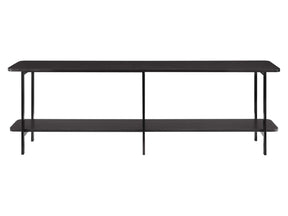 Celine Side Table Console in Black by Manhattan Comfort at Eve Furniture