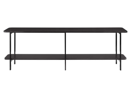 Celine Side Table Console in Black by Manhattan Comfort at Eve Furniture