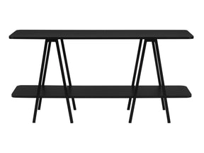 Celine Side Table Console in Black by Manhattan Comfort at Eve Furniture