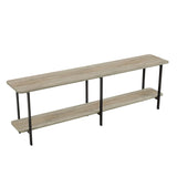 Celine Side Table Console in Grey by Manhattan Comfort at Eve Furniture