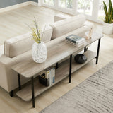 Celine Side Table Console in Grey by Manhattan Comfort at Eve Furniture