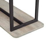 Celine Side Table Console in Grey by Manhattan Comfort at Eve Furniture