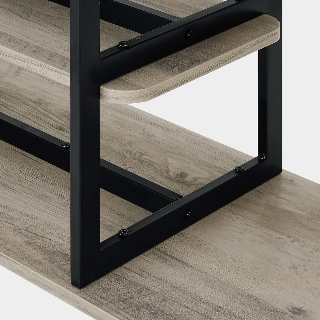 Celine Side Table Console in Rustic Grey by Manhattan Comfort at Eve Furniture