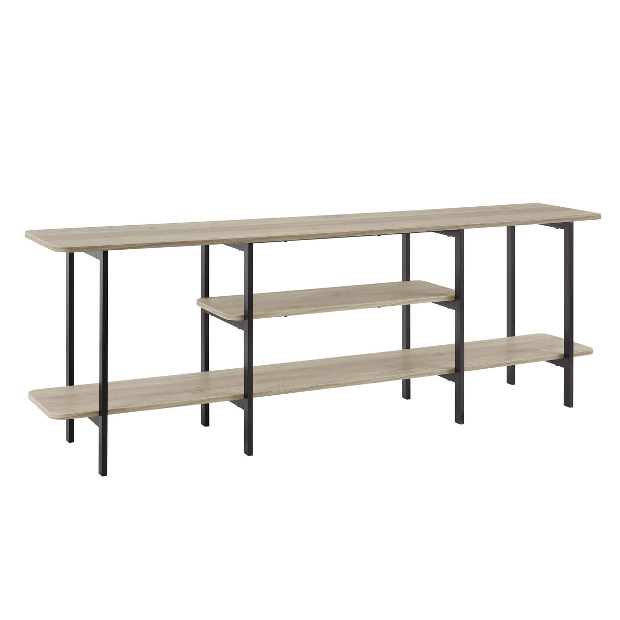 Celine Side Table Console in Rustic Grey by Manhattan Comfort at Eve Furniture