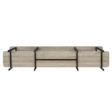 Celine Side Table Console in Rustic Grey by Manhattan Comfort at Eve Furniture