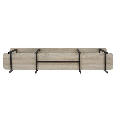 Celine Side Table Console in Rustic Grey by Manhattan Comfort at Eve Furniture