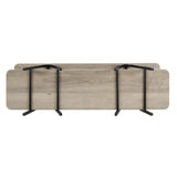 Celine Side Table Console in Rustic Grey by Manhattan Comfort at Eve Furniture
