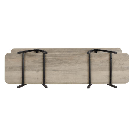Celine Side Table Console in Rustic Grey by Manhattan Comfort at Eve Furniture