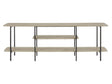 Celine Side Table Console in Rustic Grey by Manhattan Comfort at Eve Furniture