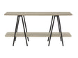 Celine Side Table Console in Rustic Grey by Manhattan Comfort at Eve Furniture