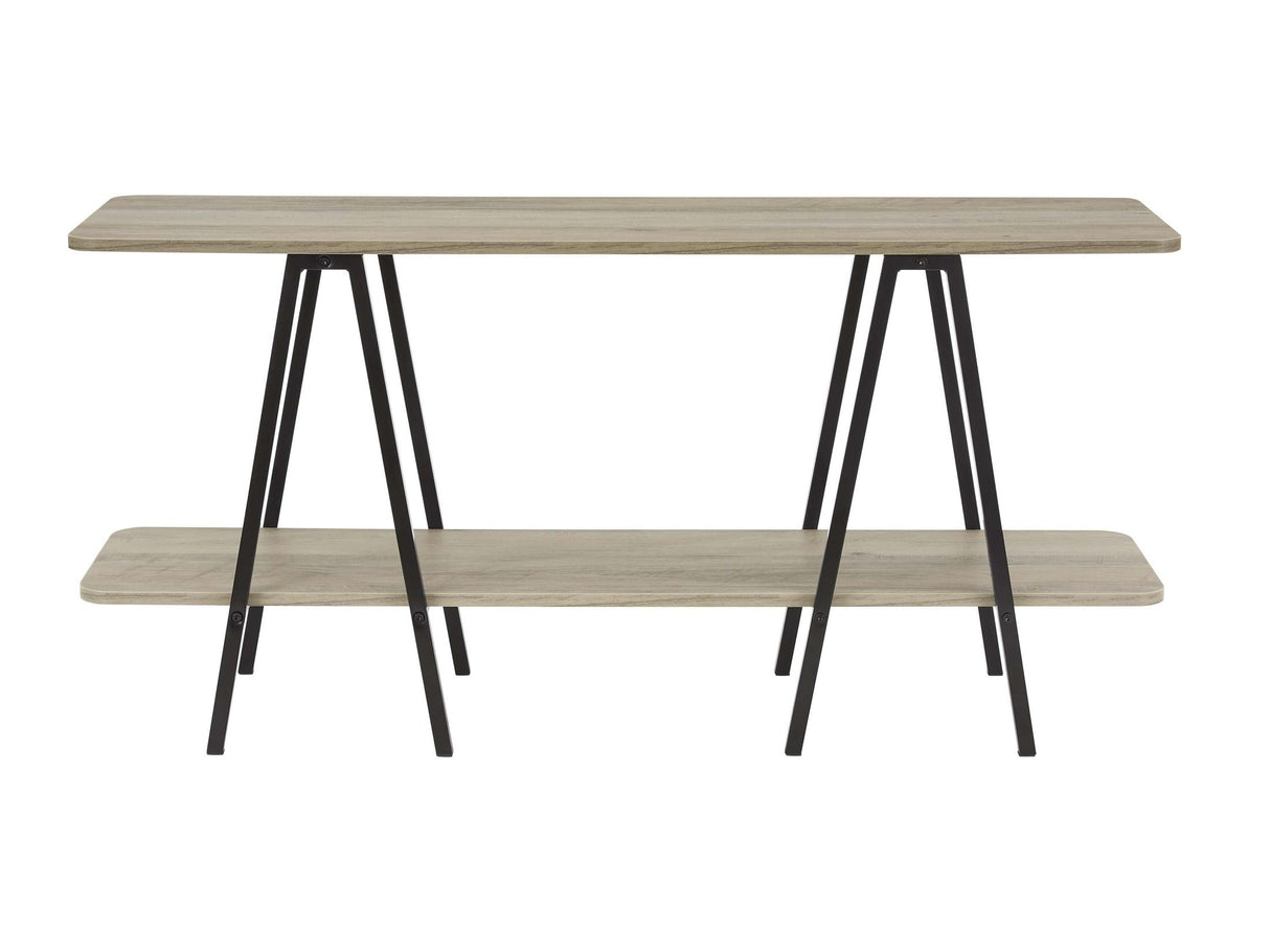 Celine Side Table Console in Rustic Grey by Manhattan Comfort at Eve Furniture