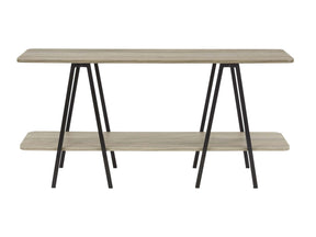 Celine Side Table Console in Rustic Grey by Manhattan Comfort at Eve Furniture
