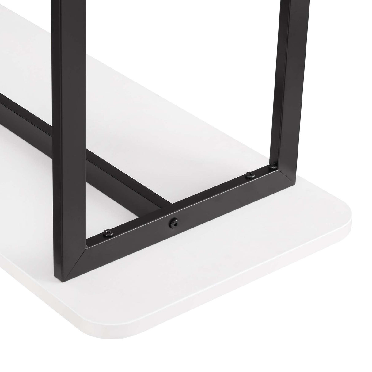 Celine Side Table Console in White by Manhattan Comfort at Eve Furniture