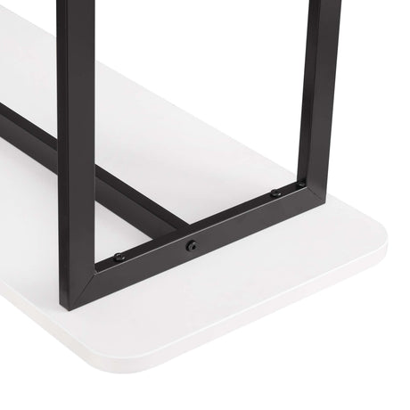 Celine Side Table Console in White by Manhattan Comfort at Eve Furniture