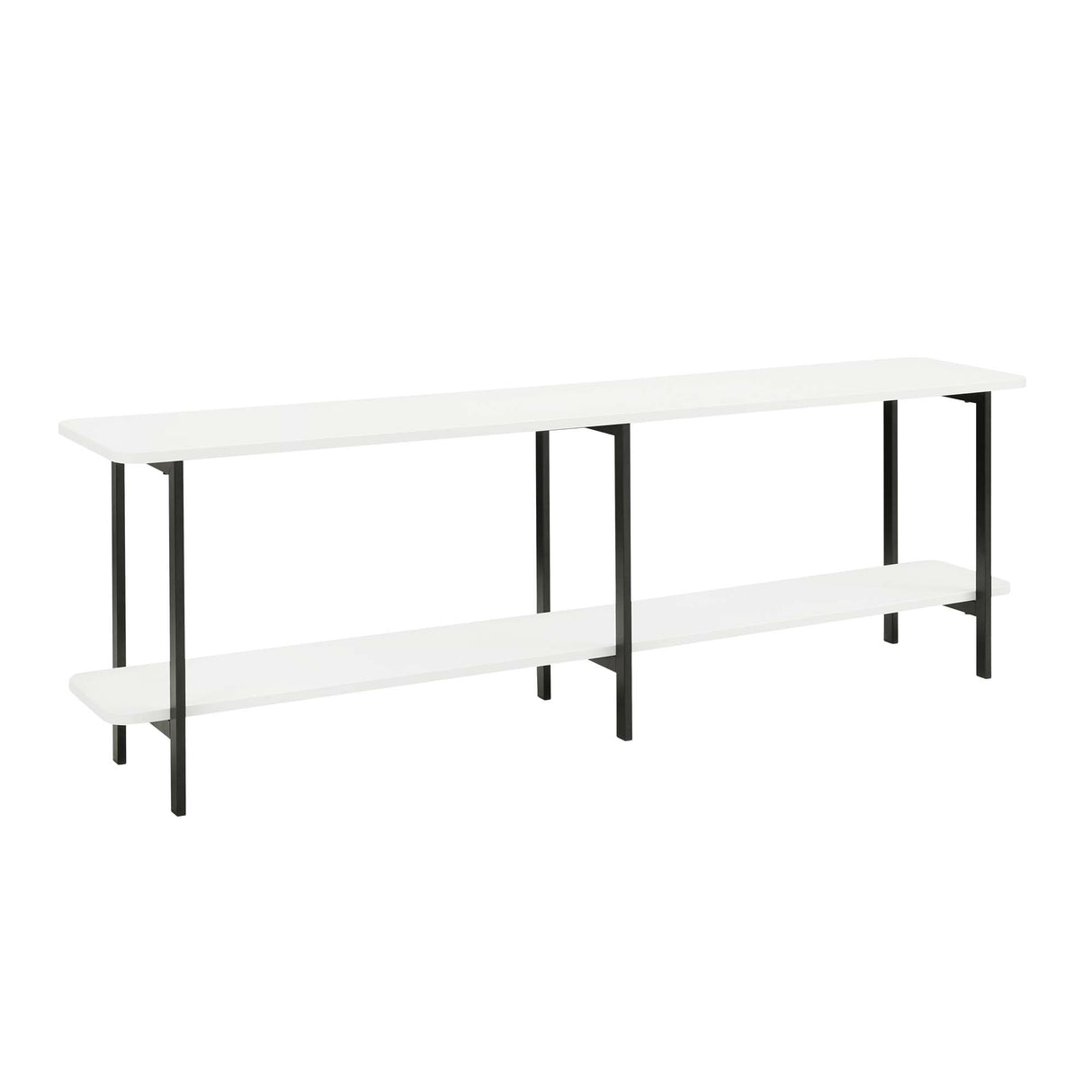 Celine Side Table Console in White by Manhattan Comfort at Eve Furniture