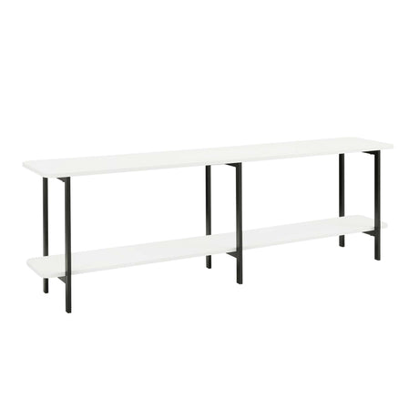 Celine Side Table Console in White by Manhattan Comfort at Eve Furniture