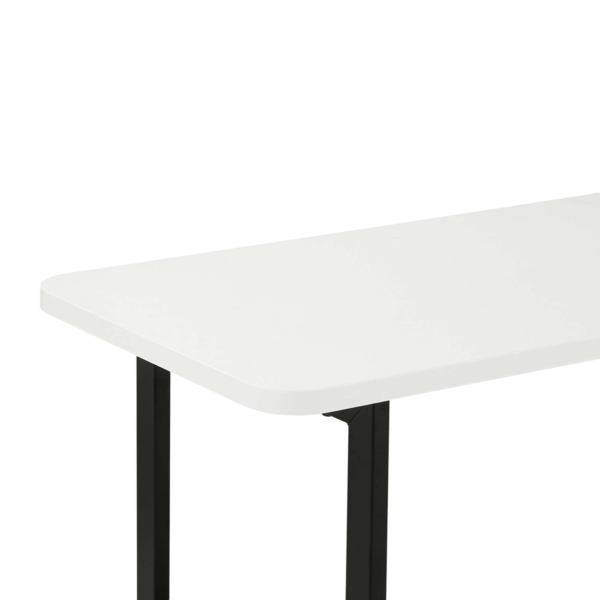 Celine Side Table Console in White by Manhattan Comfort at Eve Furniture