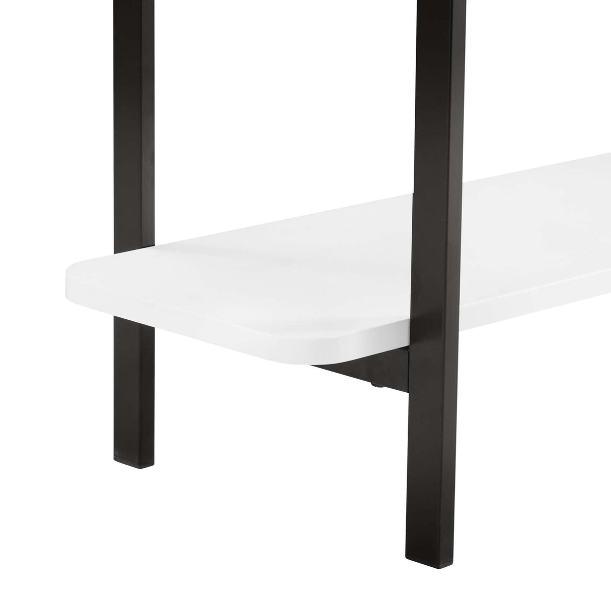 Celine Side Table Console in White by Manhattan Comfort at Eve Furniture