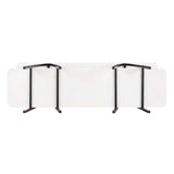 Celine Side Table Console in White by Manhattan Comfort at Eve Furniture