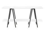 Celine Side Table Console in White by Manhattan Comfort at Eve Furniture