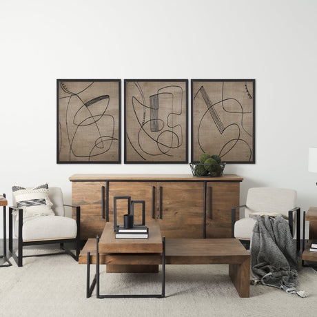 Cello Music by Mercana Studio a Hand Embellished Textured Canvas by Mercana at Eve Furniture