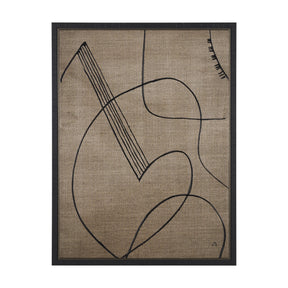 Cello Music by Mercana Studio a Hand Embellished Textured Canvas by Mercana at Eve Furniture