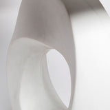 Celtica (26.8"H) White Resin Ring-Shaped Base Table Lamp by Mercana at Eve Furniture