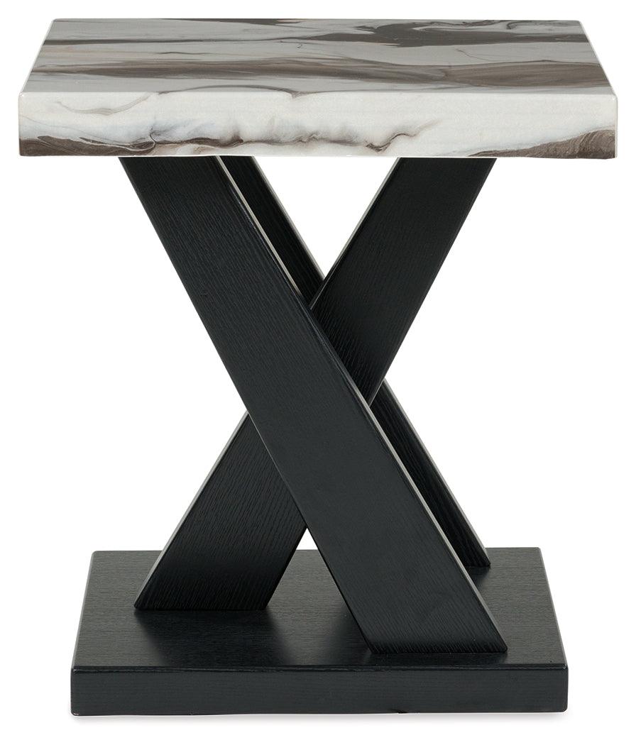 Cendill Dark Brown/White/Black Table (Set of 3) by Ashley at Eve Furniture