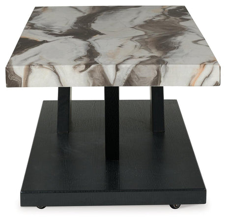 Cendill Dark Brown/White/Black Table (Set of 3) by Ashley at Eve Furniture