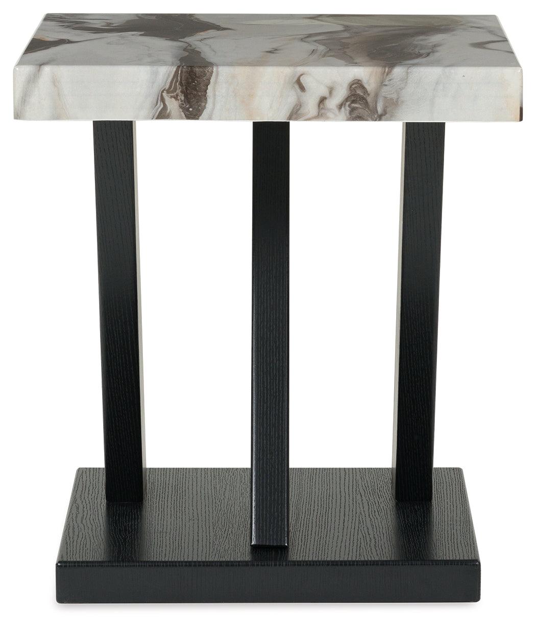 Cendill Dark Brown/White/Black Table (Set of 3) by Ashley at Eve Furniture
