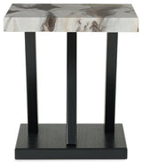 Cendill Dark Brown/White/Black Table (Set of 3) by Ashley at Eve Furniture