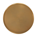 Cendre Side Table Gold & Beige by Zuomod at Eve Furniture
