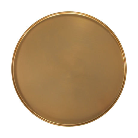 Cendre Side Table Gold & Beige by Zuomod at Eve Furniture