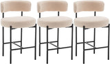 Centair Boucle Bar Stools Set of 3 by Eve Furniture at Eve Furniture