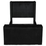 Centergrove Black Upholstered Queen Wingback TV Bed by Coaster at Eve Furniture